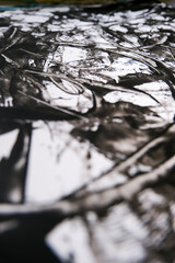 Smoke Watercolour Sketch Brush. White Bird Retro Style. Grey Watercolour Paint Splash. Silver Background. Wedding Cards Birds. Aquarelle Feather.