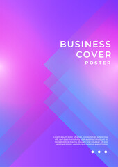 Colorful Minimalist Abstract Background with Geometric Shapes