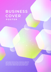 Abstract on Modern Geometric Cover Background