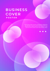 Elegant Abstract Poster With Vibrant Gradient Color Background. Perfect for modern decor, digital art projects, and creative backgrounds. Adds elegance and style to any visual presentation