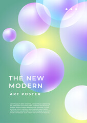 Colorful Abstract Geometric Background With Shapes