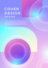 Abstract Minimalist Background with Gradient Geometric Shapes. Ideal for presentations, posters, and digital designs, offering a modern and elegant aesthetic