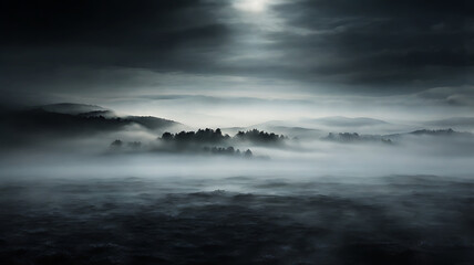 Obraz premium smoke - physical structure, fog, abstract, background, effect, smooth, motion, dark, design