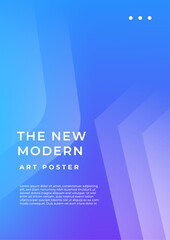 Colorful Minimalist Abstract Background with Geometric Shapes