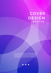 Colorful Minimalist Abstract Background with Geometric Shapes