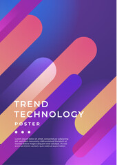 Abstract Minimal Background with Vibrant Color Gradient