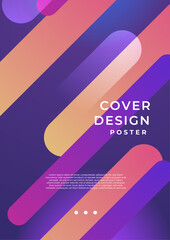 Abstract on Modern Geometric Cover Background