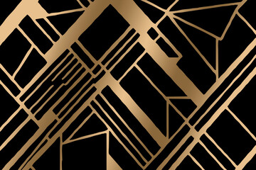 Golden background. Design template for invitation, web, banner, birthday, wedding, business card.