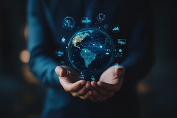 Networking and data exchange in the virtual world concept