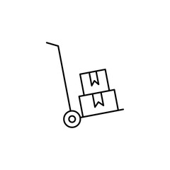 Hand Truck Icon