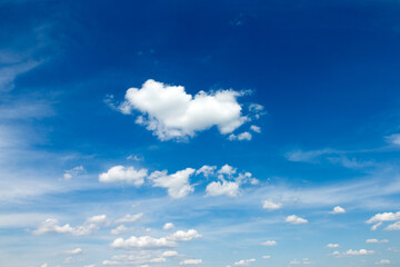  sky background with tiny clouds. blue sky . nature background