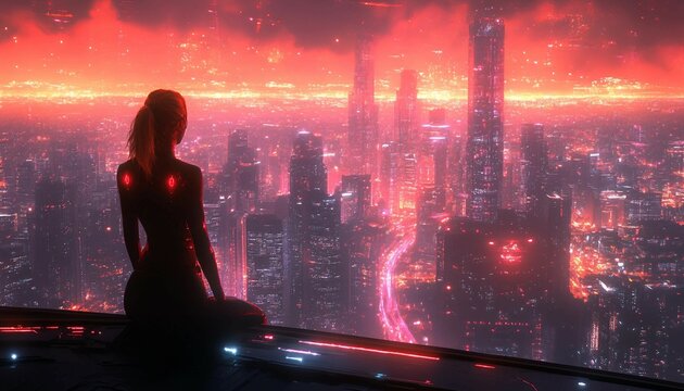 The Digital Fortress, high-tech digital fortress protecting a company's sensitive data. Show a glowing, impenetrable wall of encryption, firewalls, 