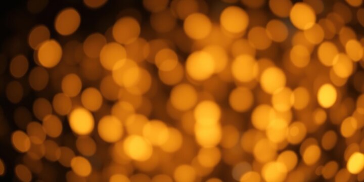 Bokeh effect with gold glitter particles set against an abstract background, evoking feelings of luxury and refinement, elegance, high-end, bokeh
