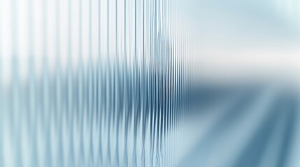 Abstract Blue and White Striped Design