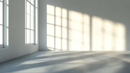 Fototapeta premium Sunlight Streaming Through Windows
