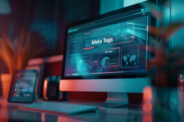 Meta tags with examples in pop up window on a webpage