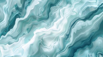 Abstract Teal Marble Texture 
