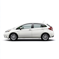 Obraz premium Hybrid Car Isolated