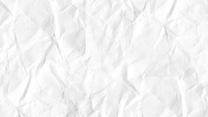 white crumpled paper texture background