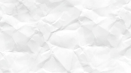 white crumpled paper texture background
