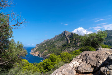 Fototapeta premium Wandern auf dem GR 221 um Port de Soller