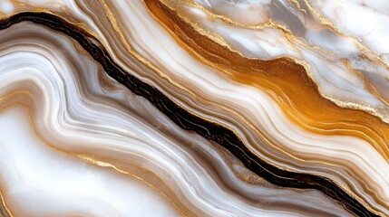 Elegant white marble texture with golden veins showcasing intricate patterns for stunning interior...