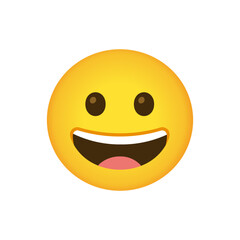Grinning Face with Open Mouth