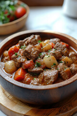 raditional Hungarian Goulash Soup. Classic Hearty Hungarian Goulash, A Flavorful Stew With Tender Beef, Potatoes, And Bell Peppers, Perfect For Comfort Food Lovers And Cold Winter Days.