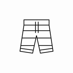 swimming shorts icon sign vector