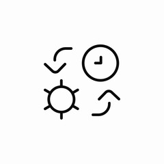 day time icon sign vector