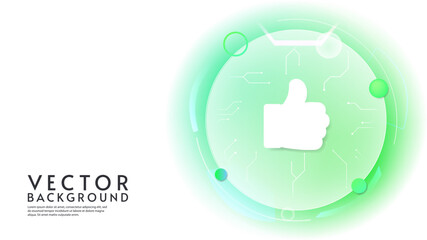 Digital technology background design. Vector illustration. Design for banner, wallpaper, background.