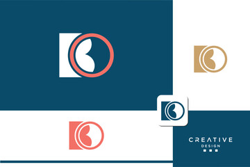 BO, OB, B, O, Abstract Letters Logo Monogram
