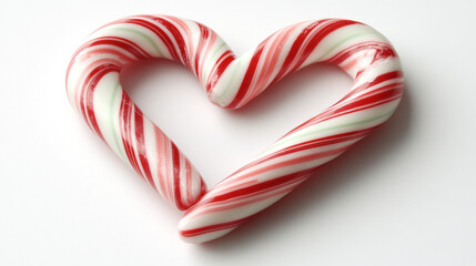 Fototapeta premium Candy Cane Heart Christmas Sweet Treat Festive Decoration
