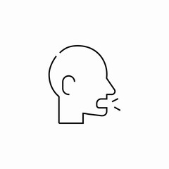 cough disease icon sign vector