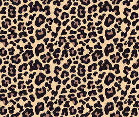  leopard print seamless vector pattern, classic fashion leopard design © Sanvel