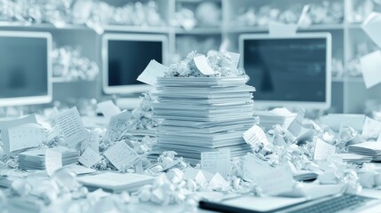 Organize your workspace efficiently to reduce clutter and improve productivity