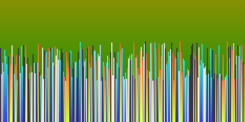 Colorful Bar Chart Data Visualization for Business: Modern Art Graphic Background Featuring Vibrant Design Elements to Enhance Visual Data Communication