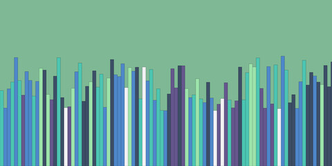 Colorful Bar Chart Data Visualization for Business: Modern Art Graphic Background Featuring Vibrant Design Elements to Enhance Visual Data Communication
