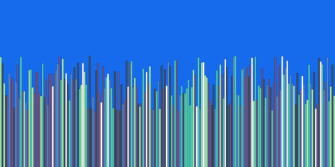 Colorful Bar Chart Data Visualization for Business: Modern Art Graphic Background Featuring Vibrant Design Elements to Enhance Visual Data Communication