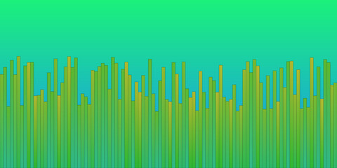 Colorful Bar Chart Data Visualization for Business: Modern Art Graphic Background Featuring Vibrant Design Elements to Enhance Visual Data Communication