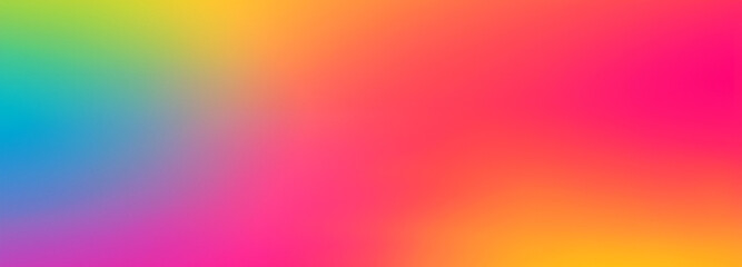 A vibrant rainbow gradient background with soft gradients and a blurred effect, creating an elegant and colorful wallpaper for design projects.