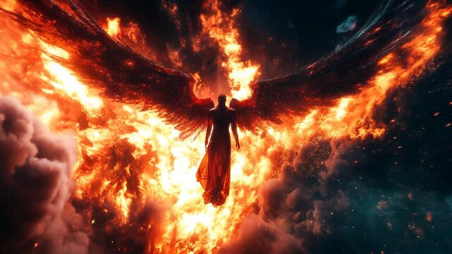 Lucifer, fallen angel from Bible. 