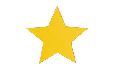 Obraz premium golden star isolated on white