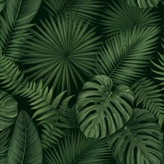 green leaves background