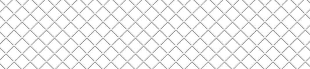 Seamless waffle fabric pattern with soft weave texture. White cotton structure, for towel and textile. Flat vector illustration isolated on white background.