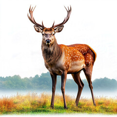 Fototapeta premium deer isolated on white