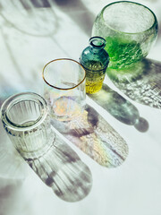 Colorful glasses and shades