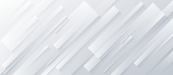 Obraz premium Abstract white background with diagonal lines. Elegant rectangle with shadow. Modern geometric pattern. Texture design. Futuristic graphic. Suit for business, brochure, banner, corporate, card, web