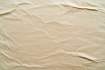 A close-up of a white crumpled paper sheet. Beautiful simple AI generated image