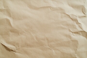 A close-up of crumpled white paper with a rough, wrinkled texture and creases. Beautiful simple AI generated image